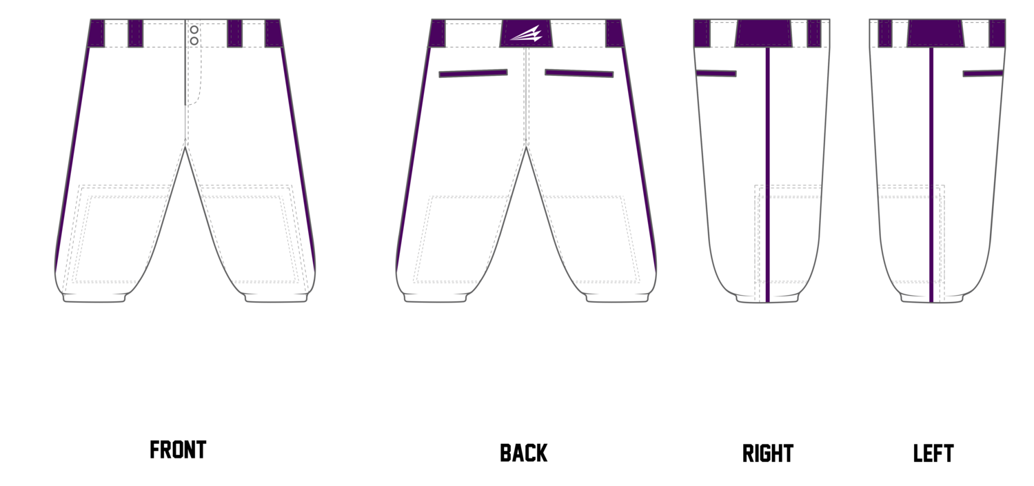 DC Vipers Custom Knicker Baseball Pant #BP11c