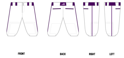 DC Vipers Custom Knicker Baseball Pant #BP11c