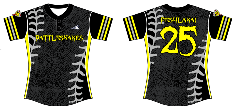 Albuquerque Rattlesnakes Custom NanoDri Softball Jersey #J3B