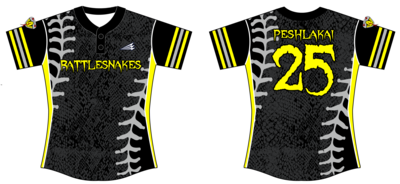 Albuquerque Rattlesnakes Custom NanoDri Softball Jersey #J3B