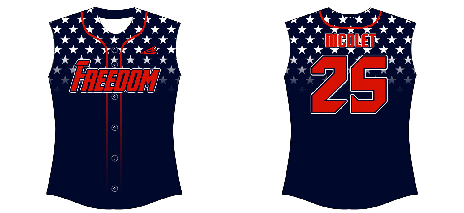 Busco Freedom Custom NanoDri Softball Jersey #J3