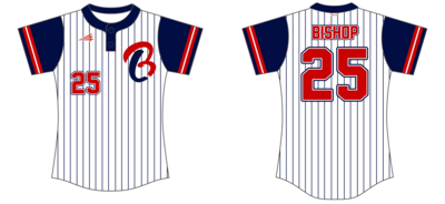 Lady Braves Custom HexaFlex Softball Jersey #J4b