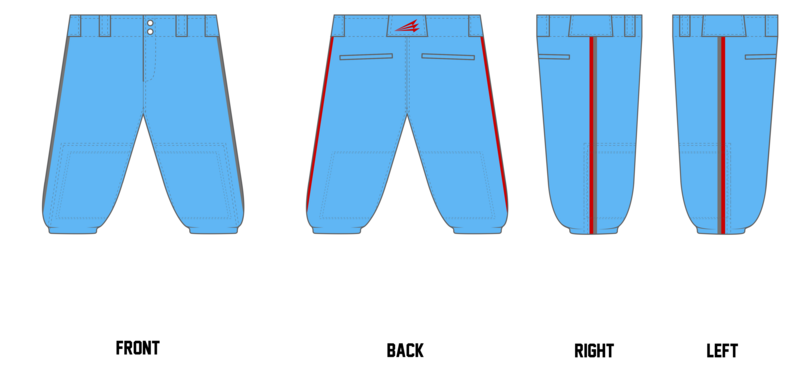 Steel Valley Expos Custom Knicker Baseball Pant #BP4C