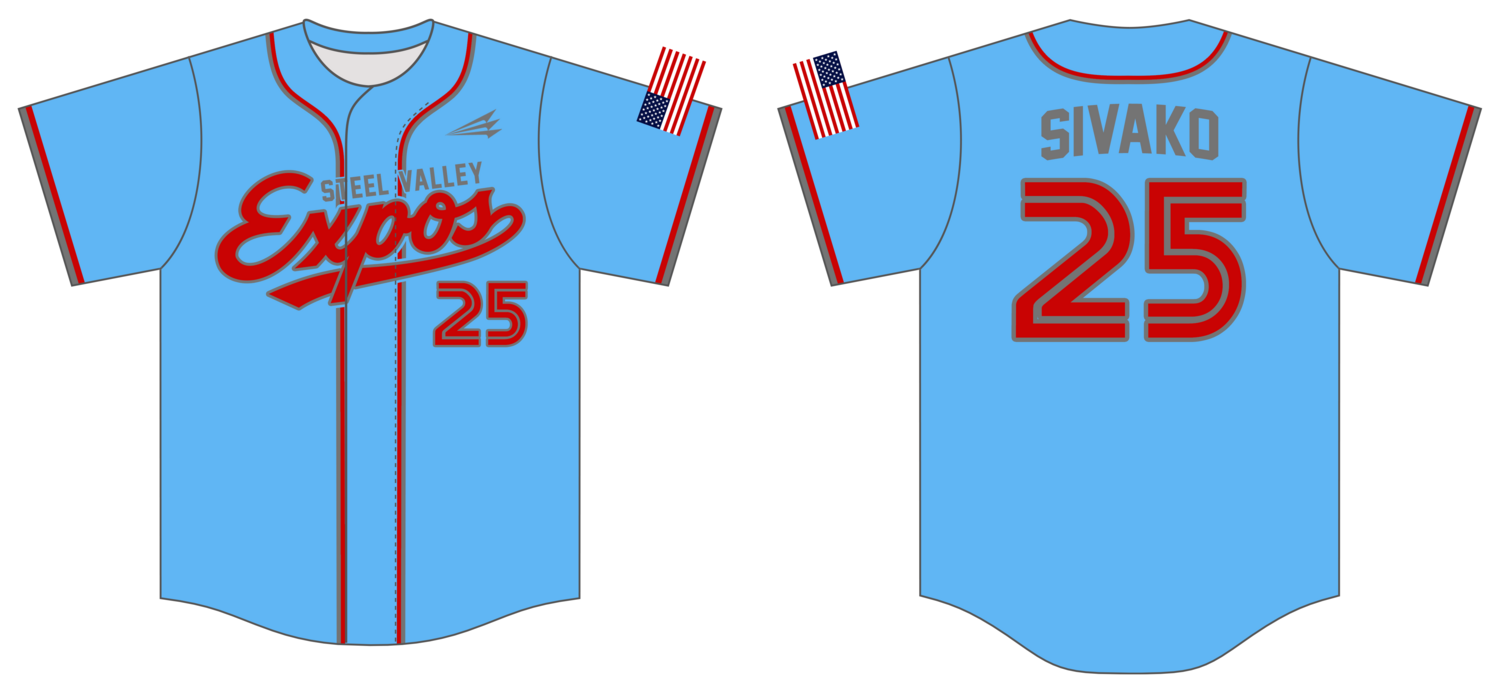 Steel Valley Expos Custom HexaFlex Baseball Jersey #J4D