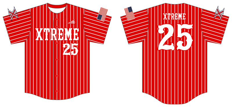 Xtreme Baseball Custom HexaFlex Baseball Jersey #J1F