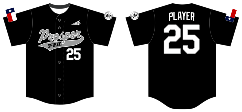 Prosper Spikes Custom HexaFlex Baseball Jersey #J19B