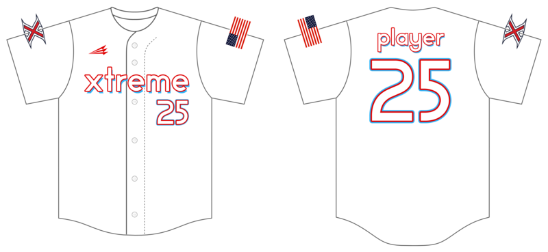 Xtreme Baseball Custom HexaFlex Baseball Jersey #J3C