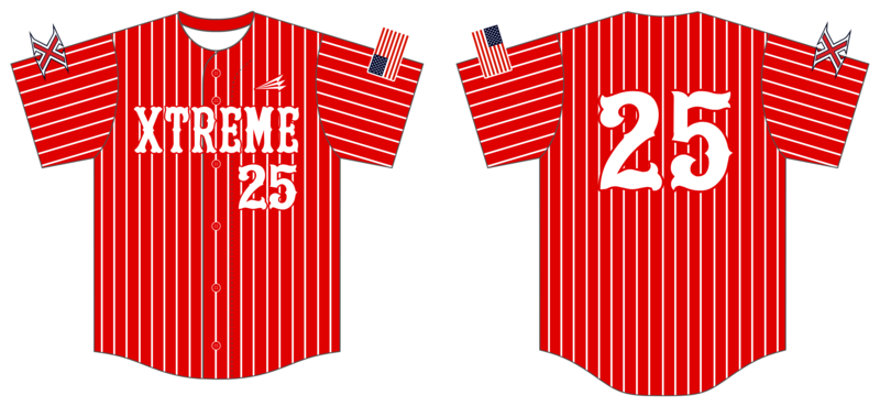Xtreme Baseball Custom NanoDri Baseball Jersey #J1E