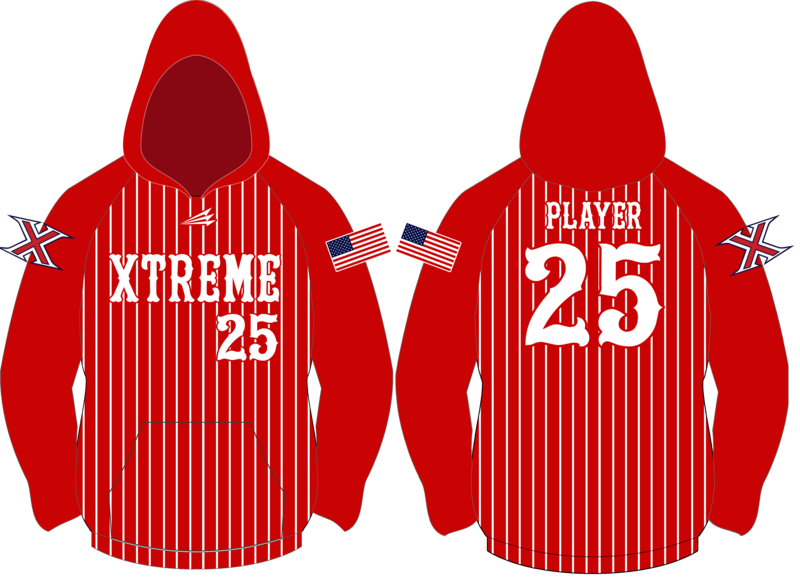 Xtreme Baseball Custom Vulcan Hoodie #VH2B