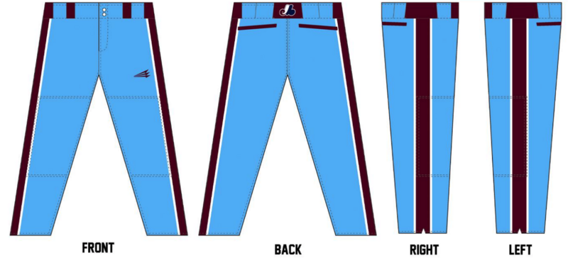 Lake Martin Expos Custom Long Baseball Pant #BP2