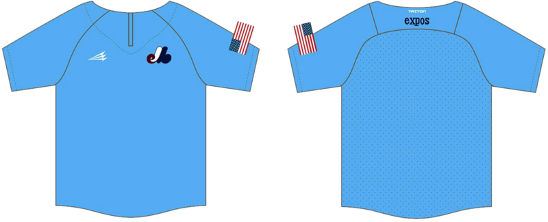 Lake Martin Expos Custom Batting Practice Jacket #BPJ2