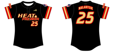 Heat Premier &#39;05 Custom HexaFlex Softball Jersey #J1B