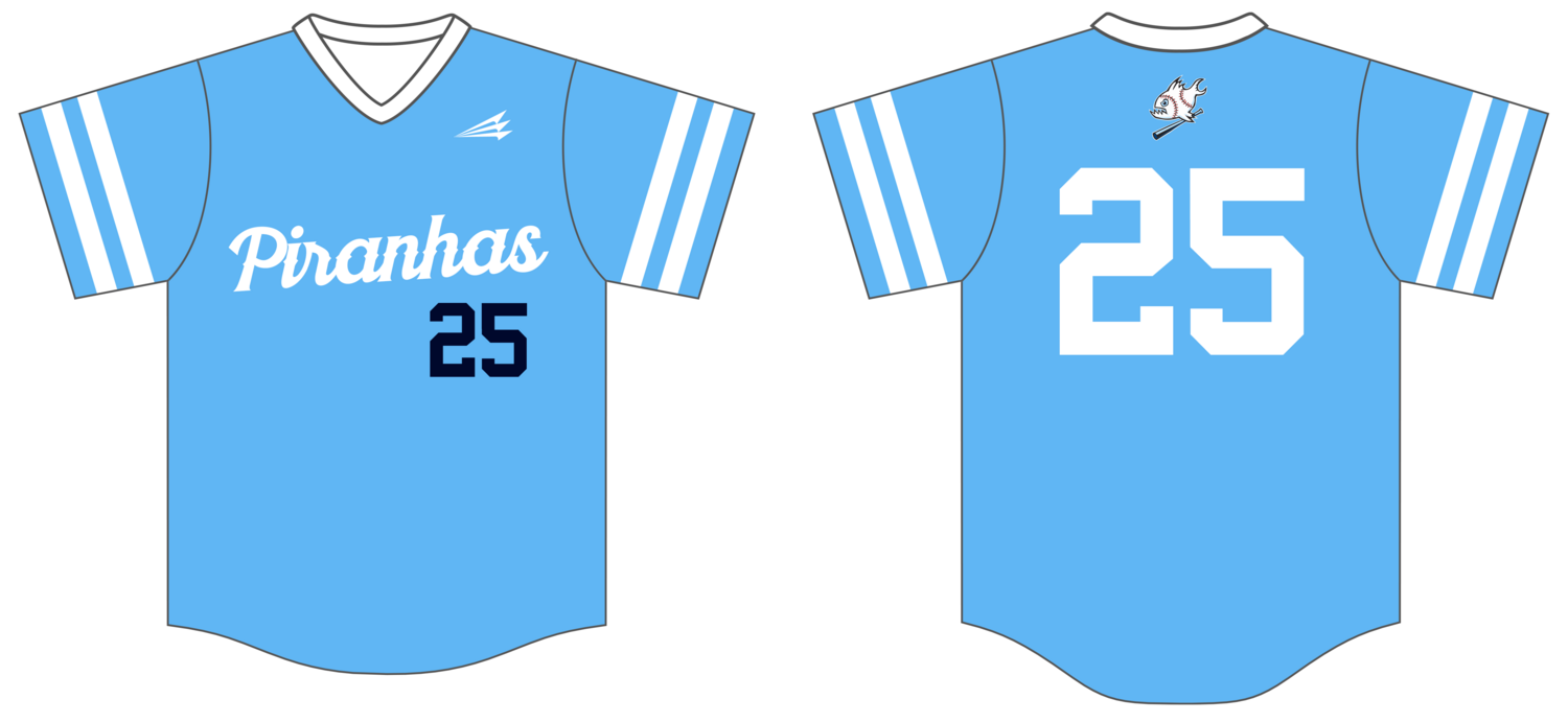 Piranhas Custom NanoDri Baseball Jersey #J40B
