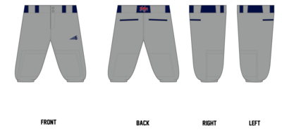 Tombigbee Tribe Stacheman Elite Custom Knicker Baseball Pants #BP31B