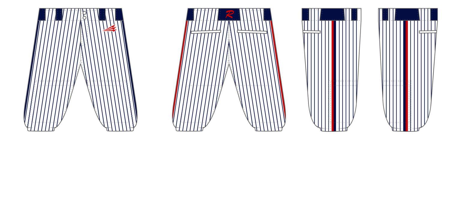 Western Tidewater Rage Custom Knicker Baseball Pant #BP11B