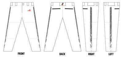 Savage (Harris) Custom Long Baseball Pant #BP1
