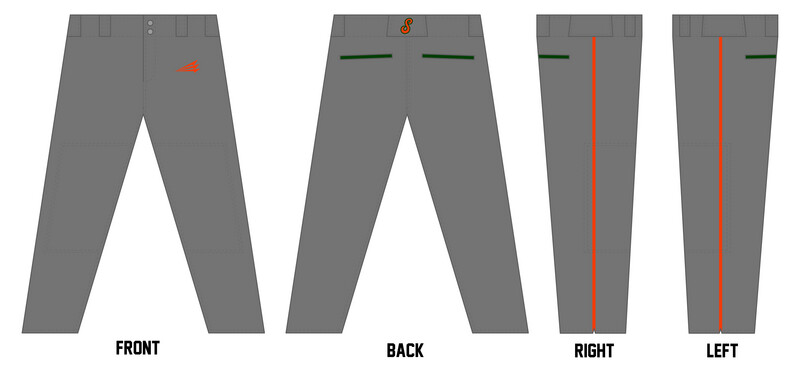 Savage (Harris) Custom Long Baseball Pant #BP3
