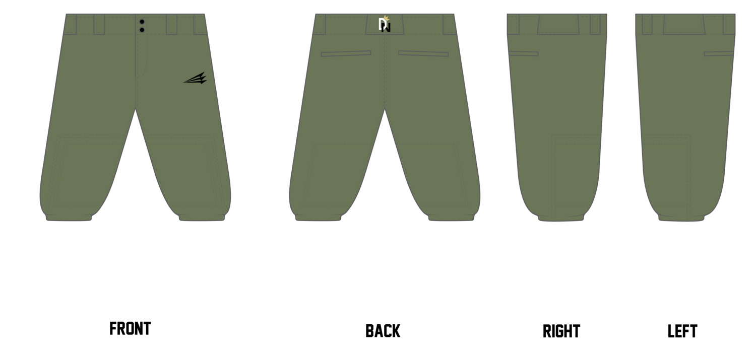 Dinger Nation Stacheman Elite Custom Knicker Baseball Pants #BP1B