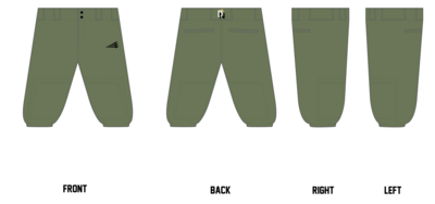 Dinger Nation Stacheman Elite Custom Knicker Baseball Pants #BP1B
