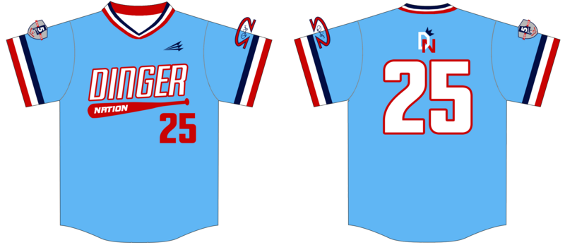 Dinger Nation Custom Nanodri Baseball Jersey #J2C