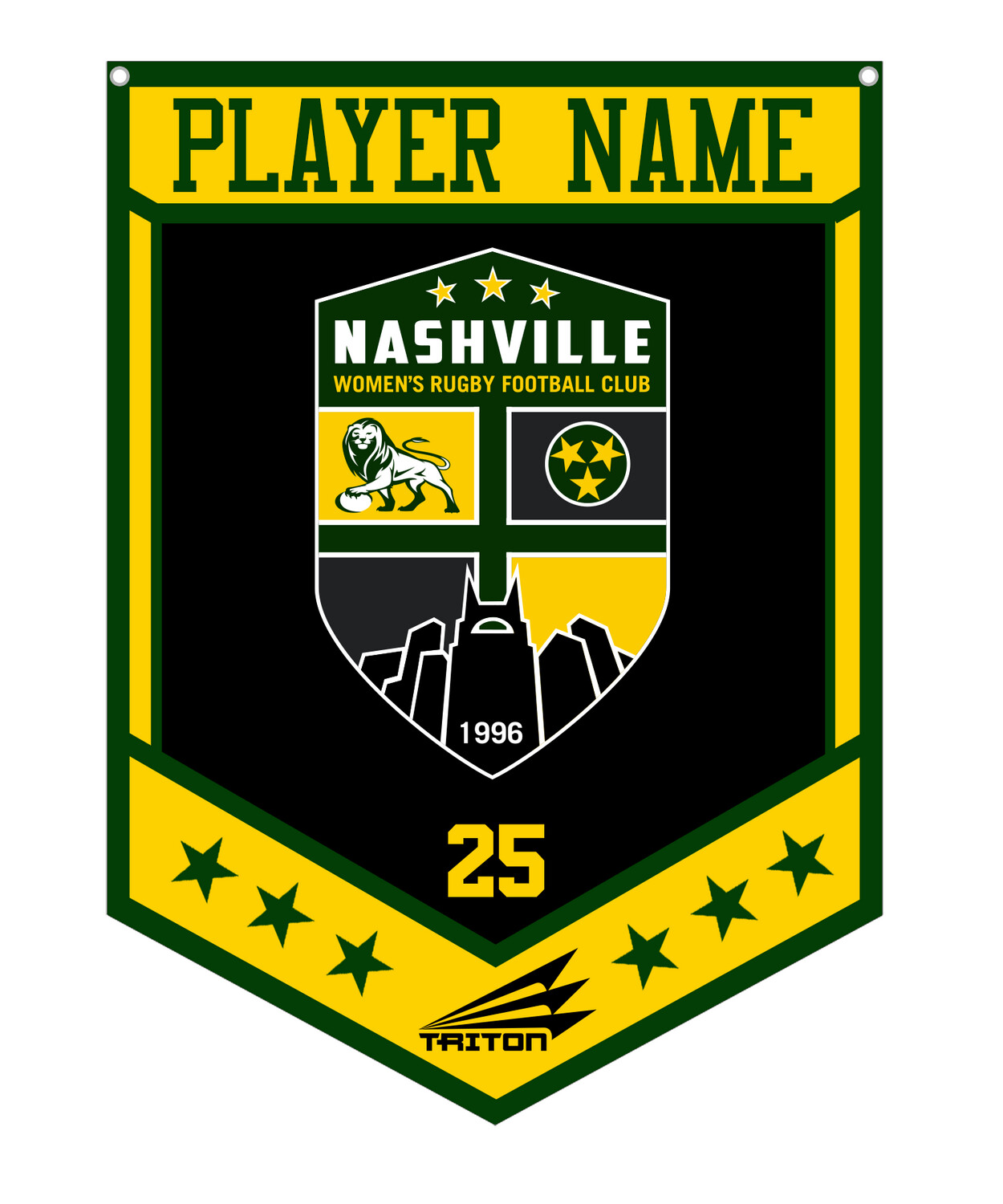 Nashville Women&#39;s Rugby Custom Banner #CB1