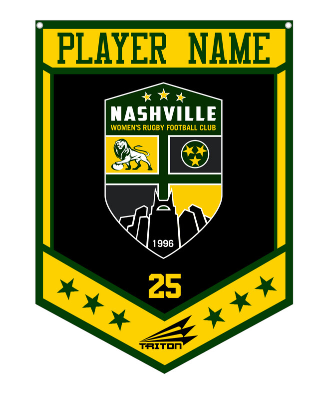 Nashville Women&#39;s Rugby Custom Banner #CB1