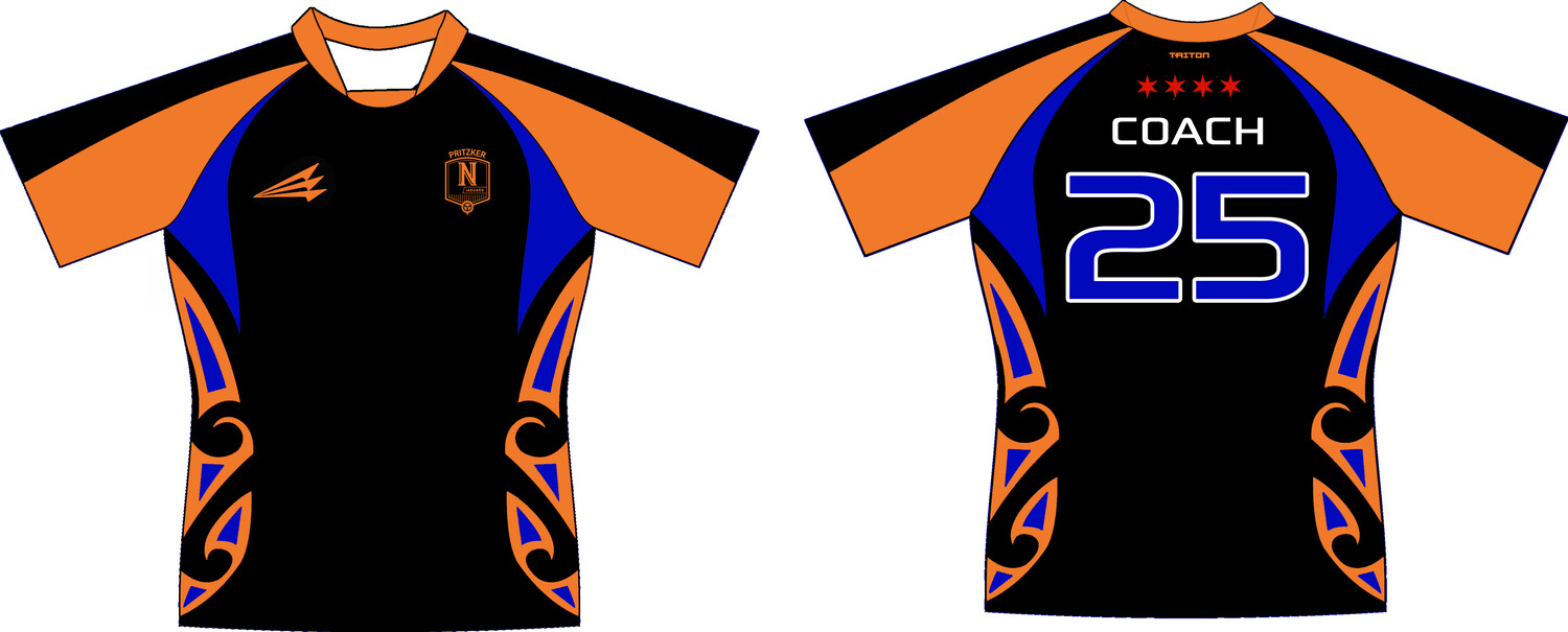 Pritzker Jaguars Custom Classic Rugby Jersey #J4b