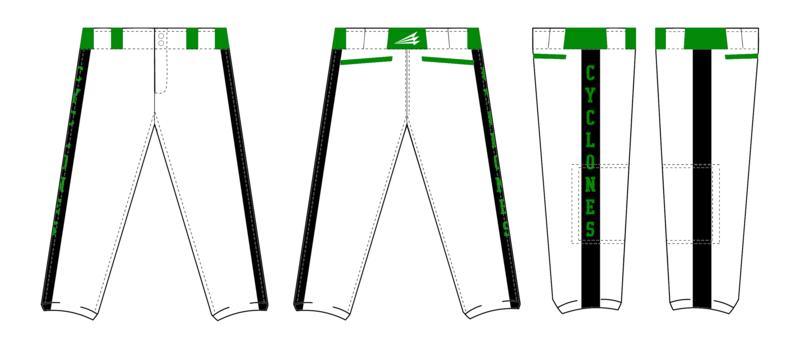 Cyclones - Stoddart Custom Elite Softball Pant #FP3a