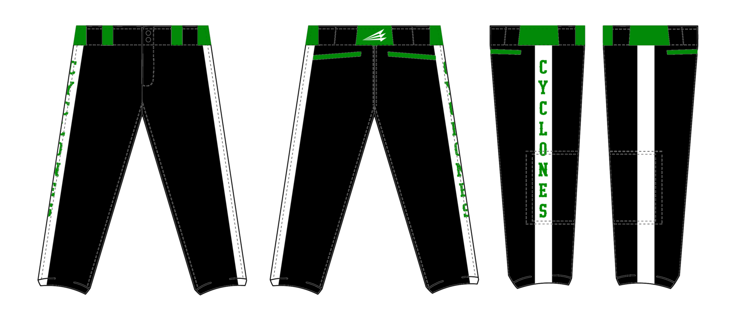 Cyclones - Stoddart Custom Elite Softball Pant #FP3b