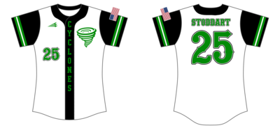 Cyclones - Stoddart Custom NanoDri Softball Jersey #J3