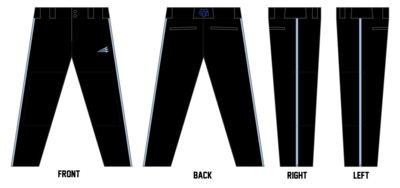Young Guns Stacheman Elite Custom Long Baseball Pants #BP9A
