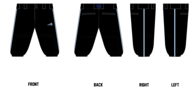 Young Guns Stacheman Elite Custom Knicker Baseball Pants #BP9C