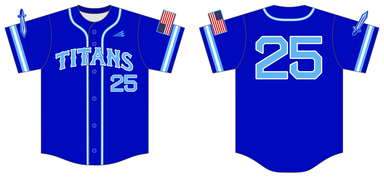 Middle Tennessee Titans Custom Hexaflex Baseball Jersey #J21