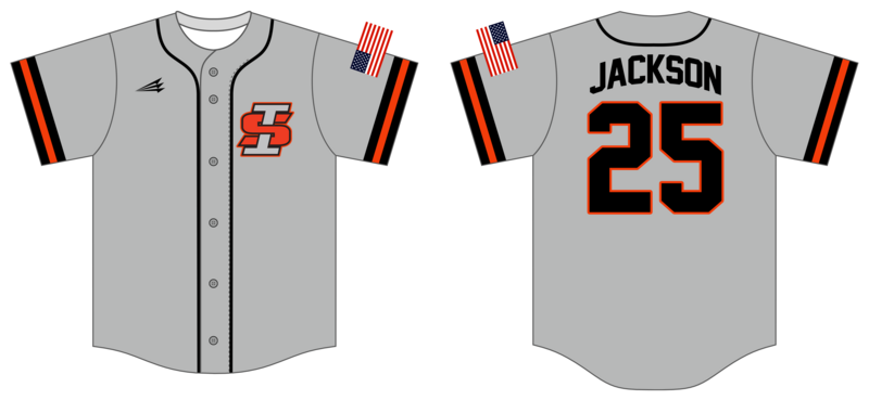 Indiana Smoke Custom NanoDri Baseball Jersey #J16
