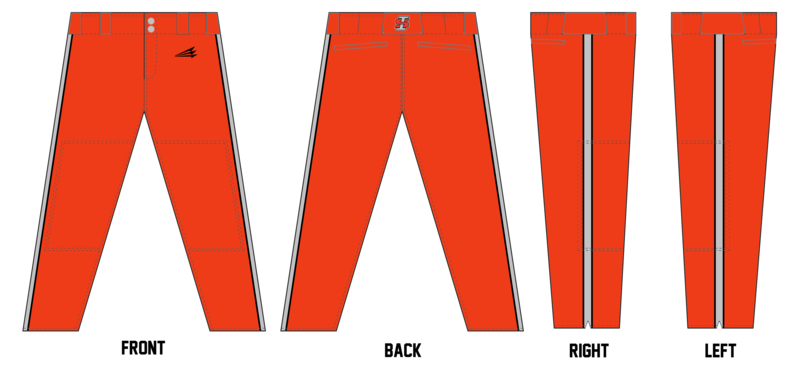 Indiana Smoke Custom Long Relaxed Baseball Pant #BP13C
