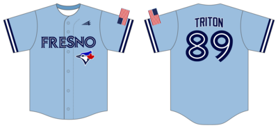 Fresno Blue Jay Custom ProPremier Baseball Jersey #J2C