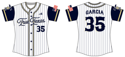 TTA Gold Softball Custom HexaFlex Baseball Jersey #J1