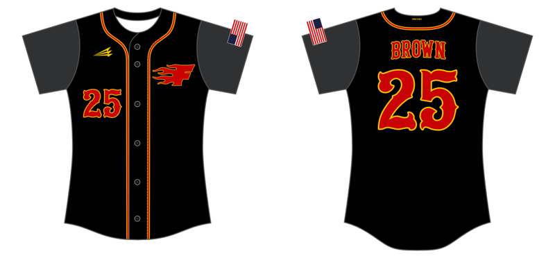 Alabama Fire Custom NanoDri Softball Jersey #J6d