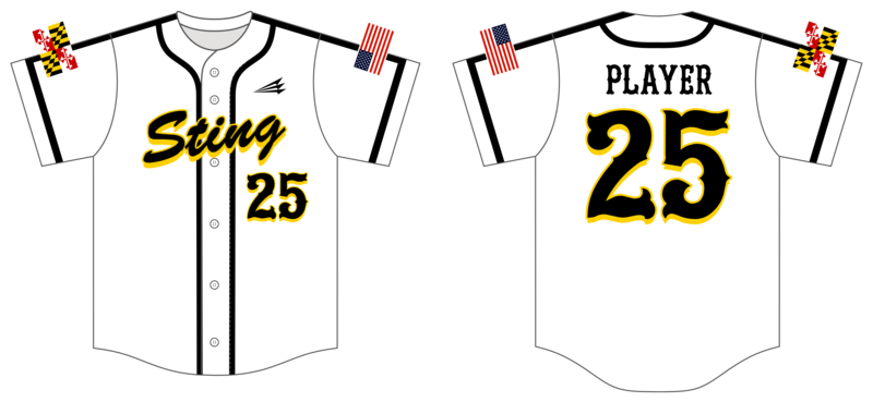 Maryland Sting Custom NanoDri Baseball Jersey #J4E