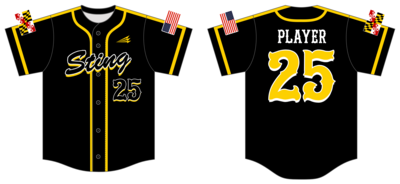 Maryland Sting Custom NanoDri Baseball Jersey #J4D