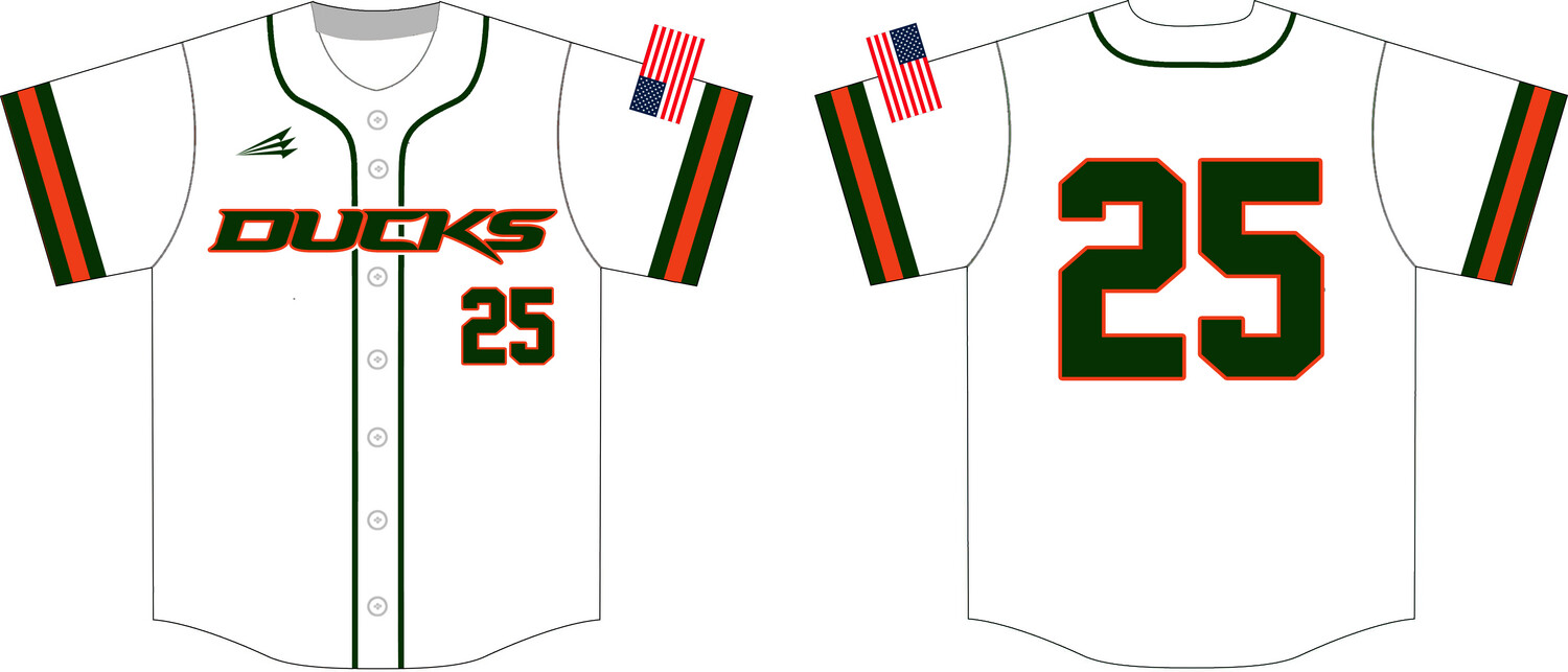Wood Ducks Custom NanoDri Baseball Jersey #J3
