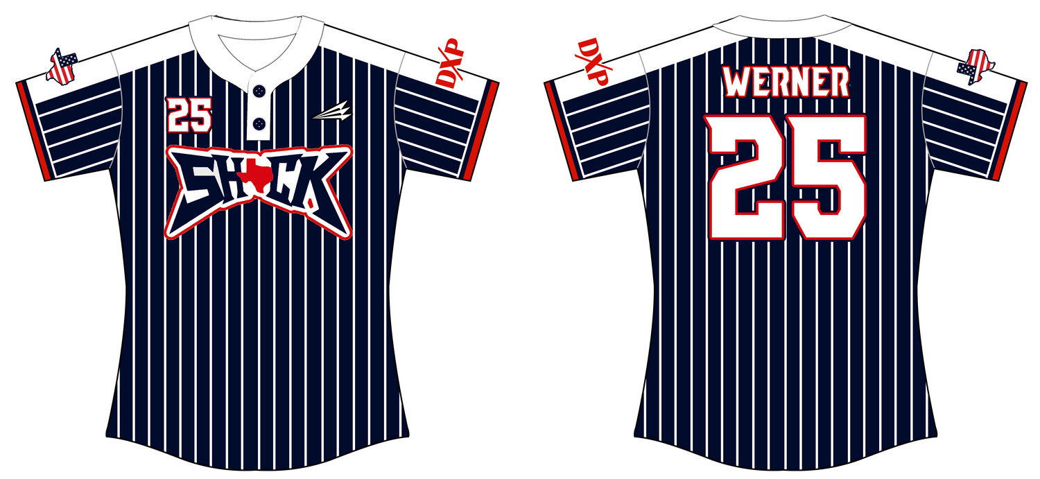 Texas Shock Custom HexaFlex Softball Jersey #J2B