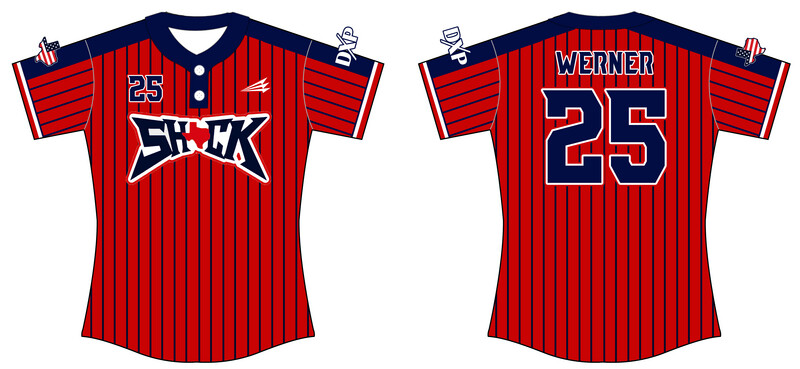 Texas Shock Custom HexaFlex Softball Jersey #J2E