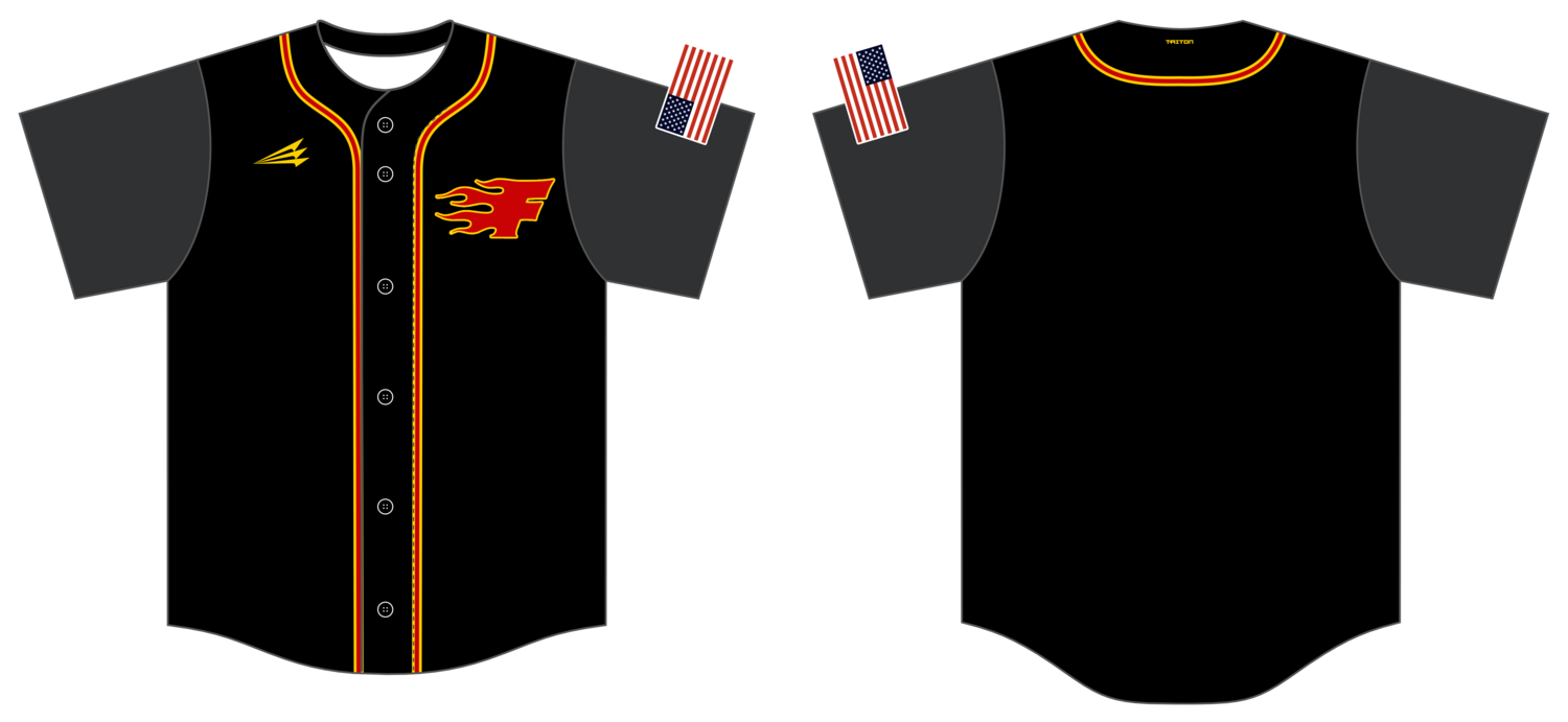 Alabama Fire Custom NanoDri Baseball Jersey #J6c