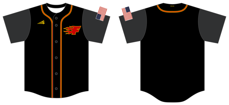 Alabama Fire Custom NanoDri Baseball Jersey #J6c