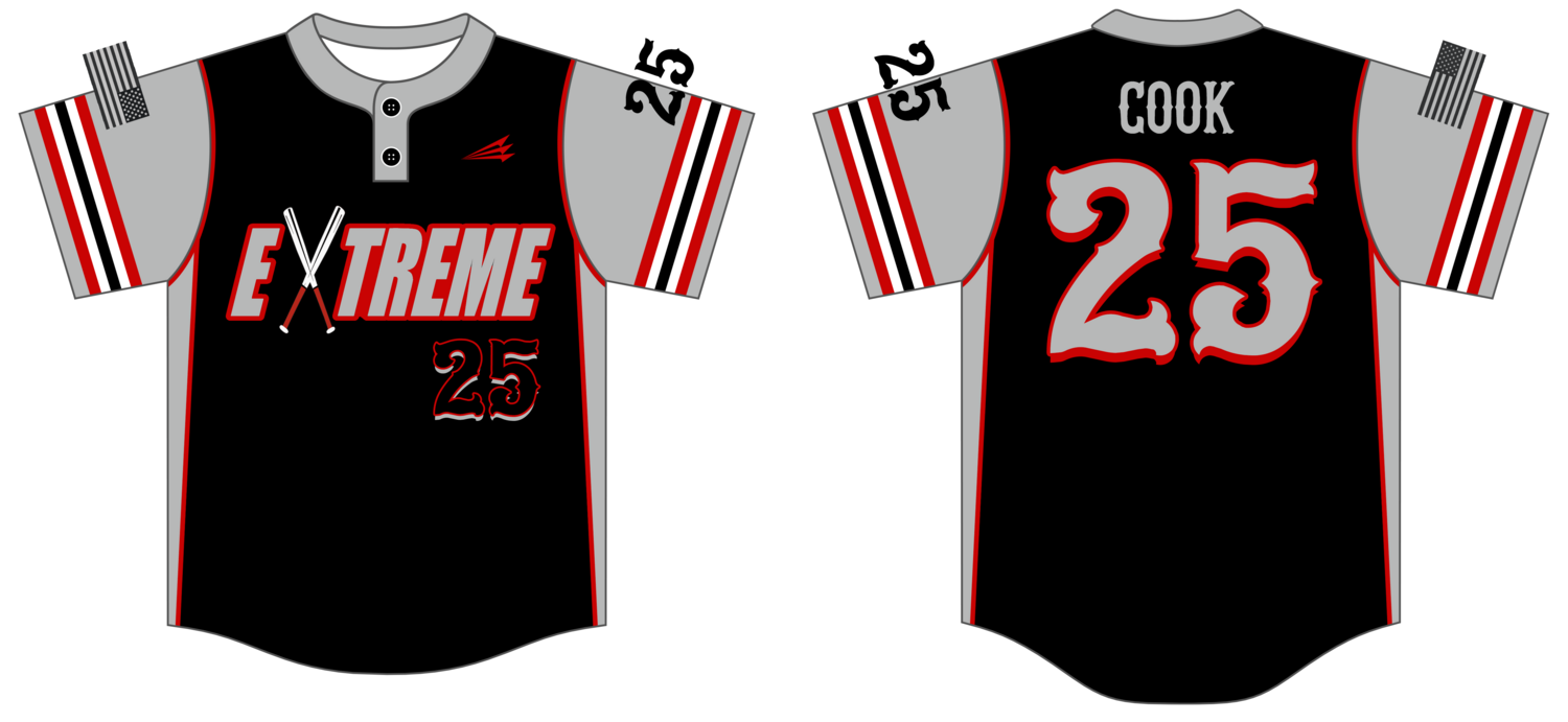 Extreme Baseball Club (Cook) Custom HexaFlex Jersey #J3
