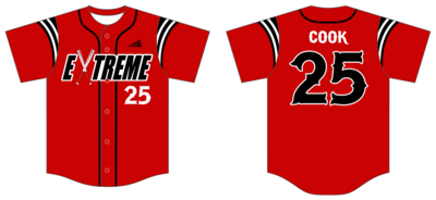 Extreme Baseball Club (Cook) Custom HexaFlex Jersey #J4