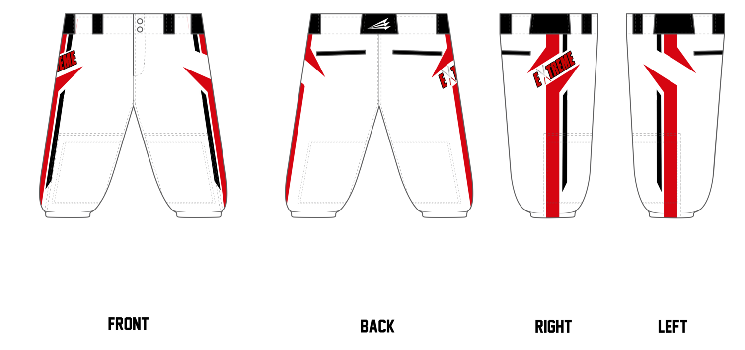 Extreme Baseball Club (Cook) Custom Knicker Pant #BP3