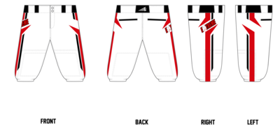 Extreme Baseball Club (Cook) Custom Knicker Pant #BP3
