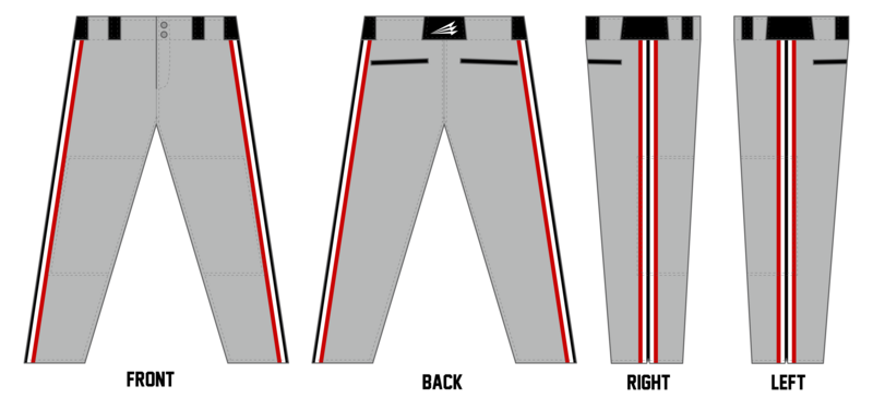 Extreme Baseball Club (Cook) Custom Long Relaxed Pant #BP3
